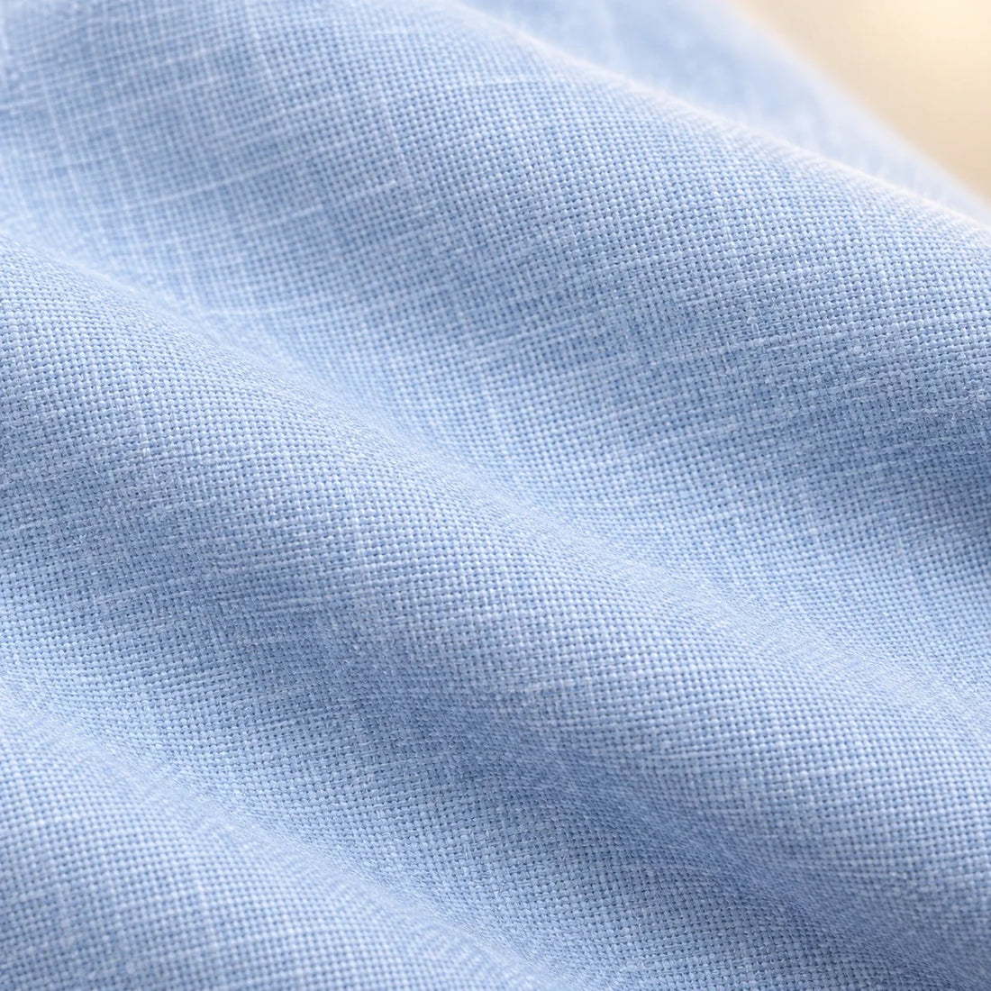 Men's Collarless Long-Sleeve Shirt