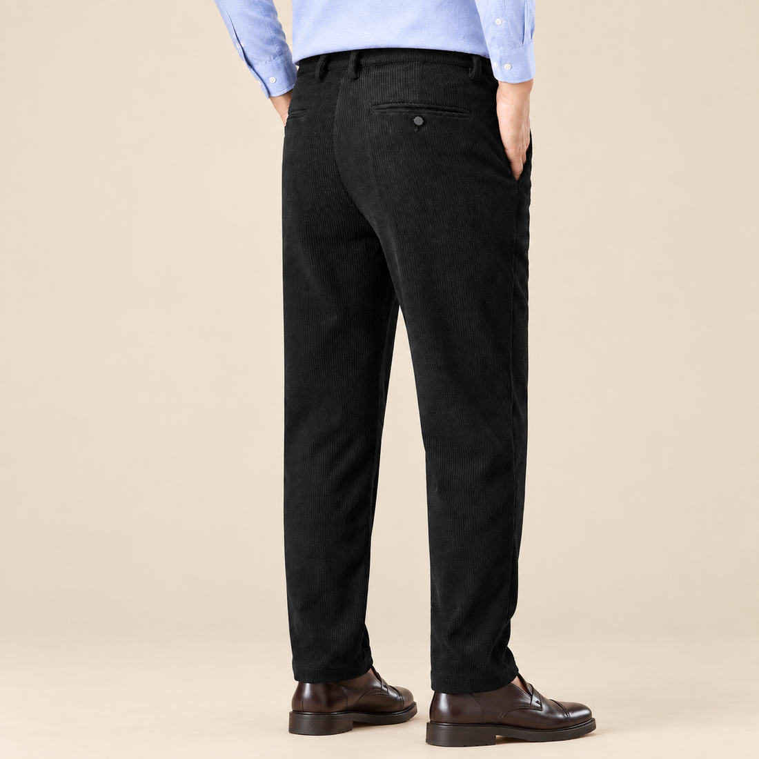 Men's Corduroy Trousers Fleece Lined