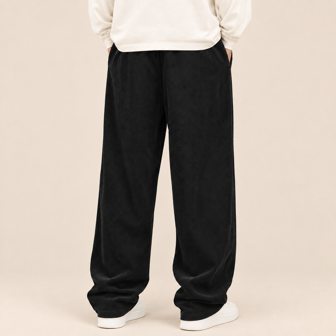 Men's Corduroy Trousers Wide Leg