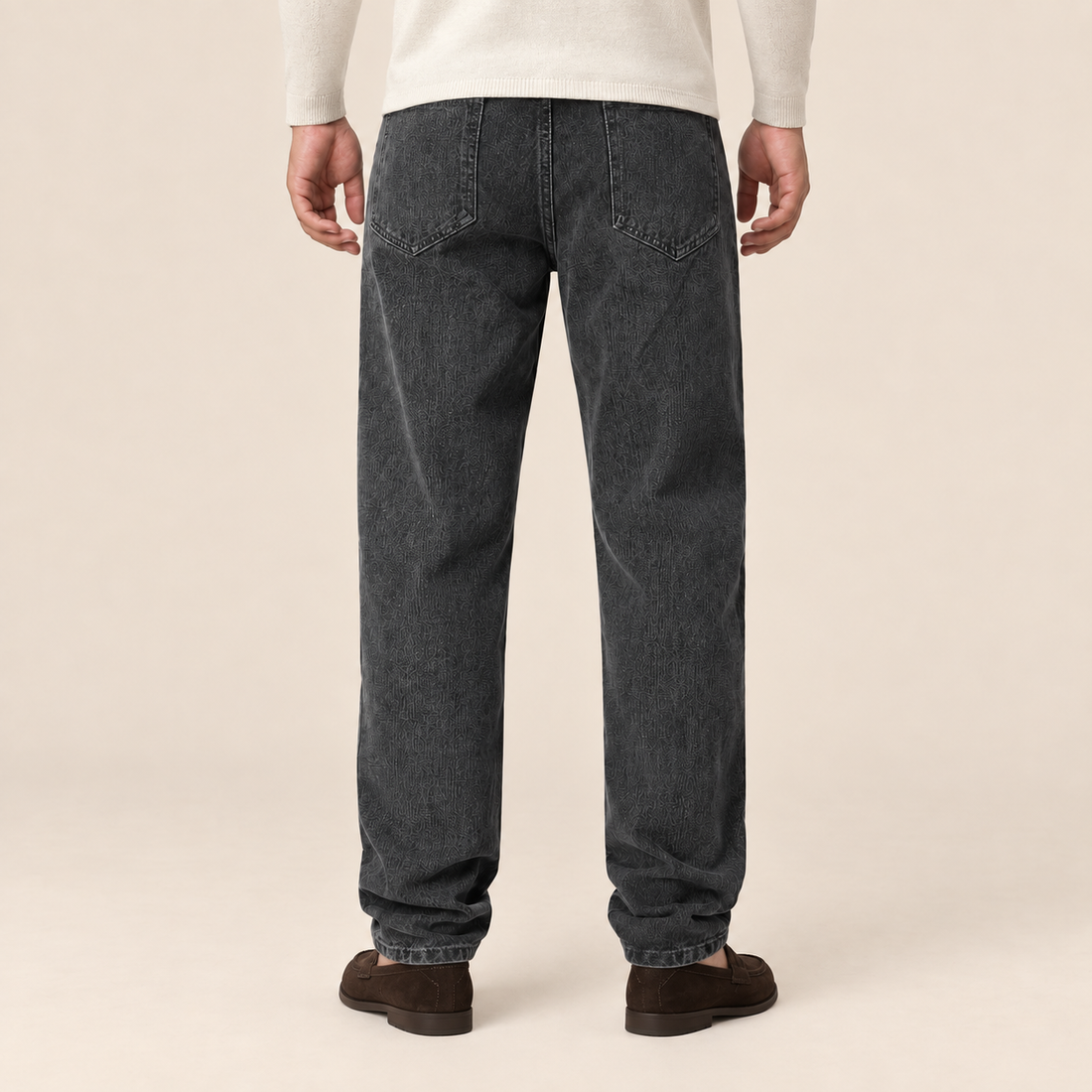 Men's Wide Leg Jeans – Loose Fit Straight Denim
