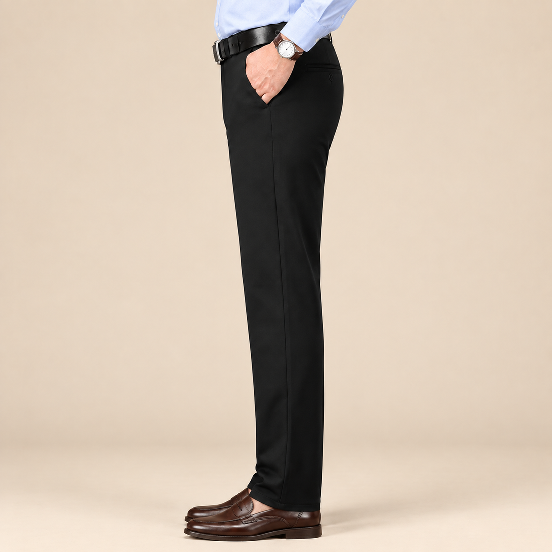 Men's Formal Trousers Straight Leg