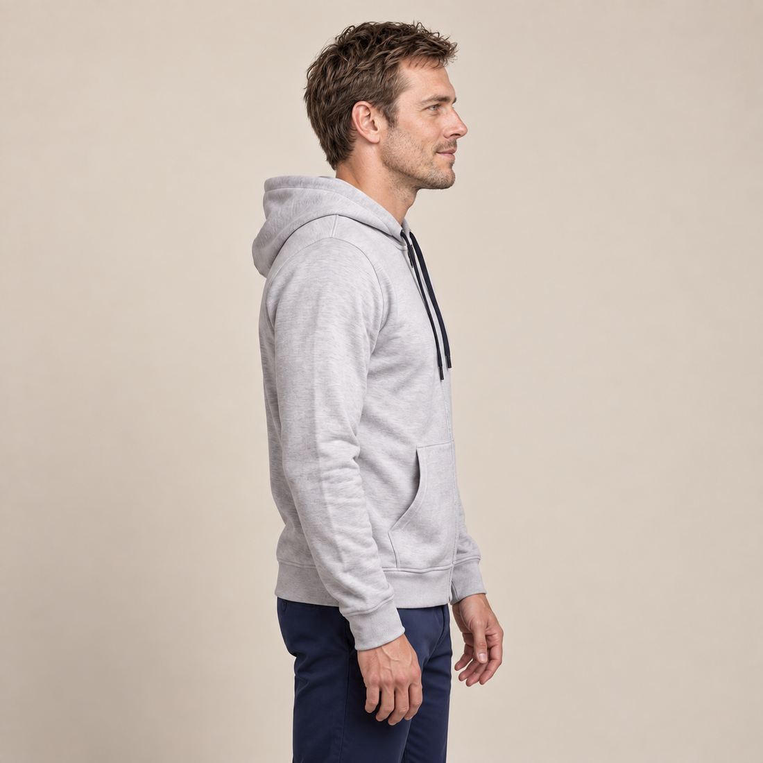Men's Autumn Fleece Hoodie Vest