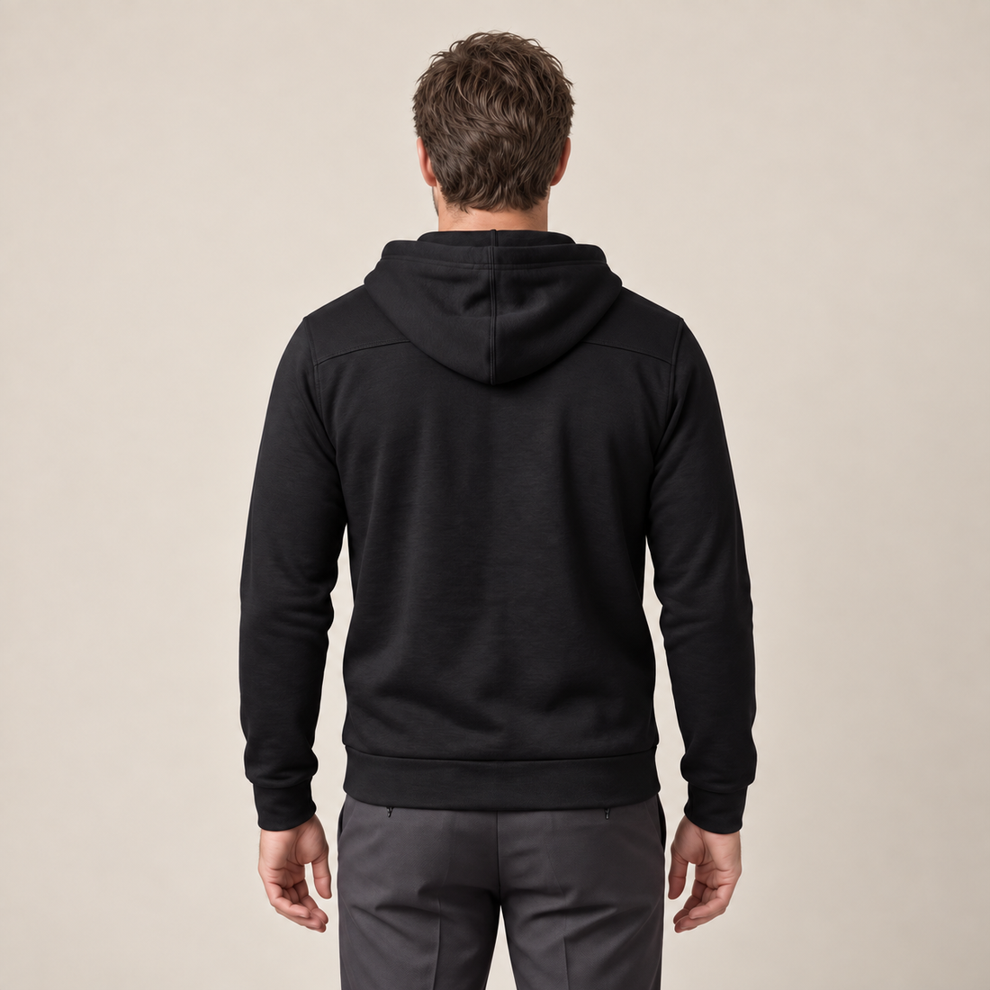 Men's Autumn Fleece Hoodie Vest