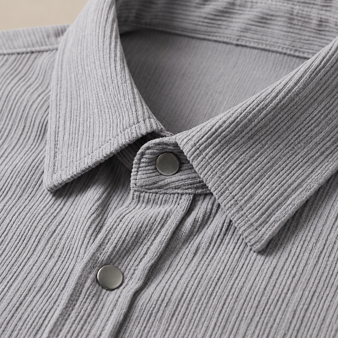 Men's Autumn Textured Long Sleeve Shirt