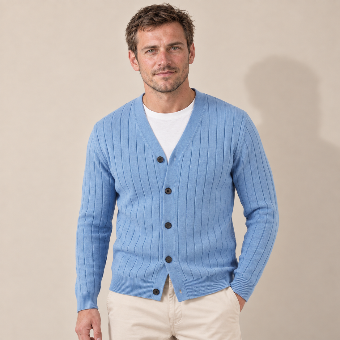 Men's Business Knit Cardigan