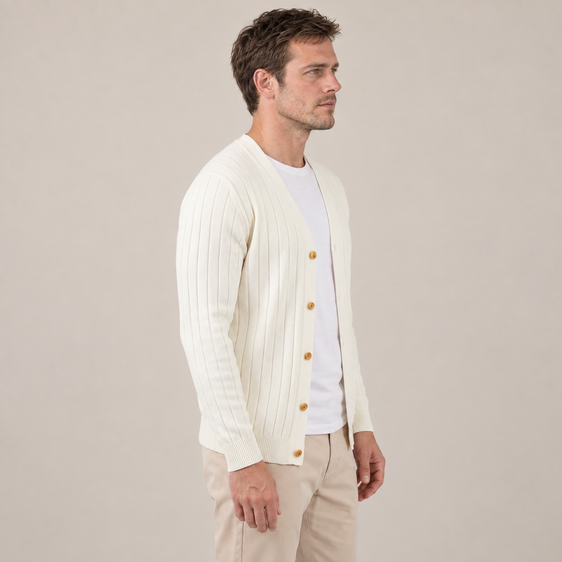 Men's Business Knit Cardigan