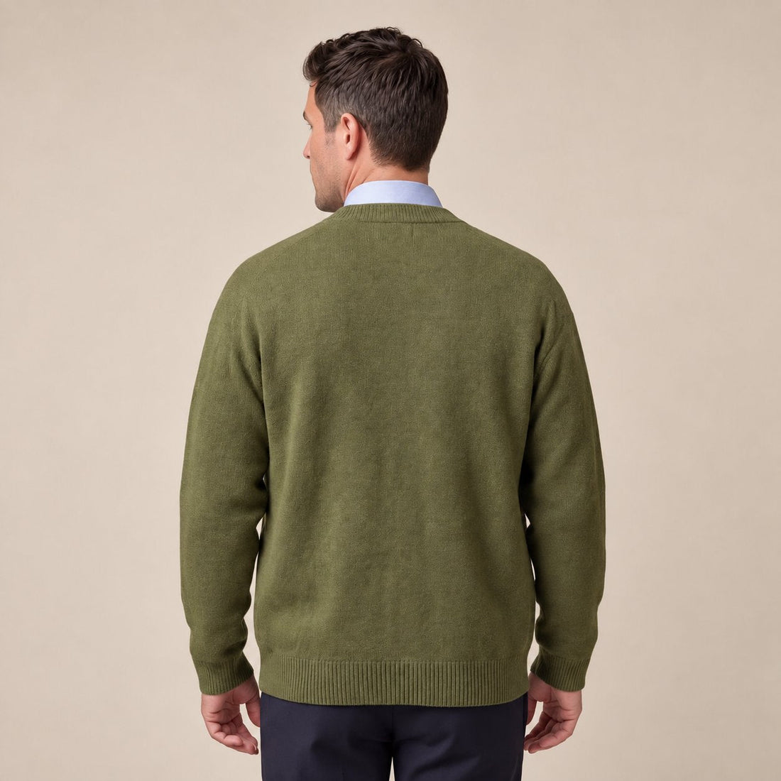 Men's Buttoned Cardigan