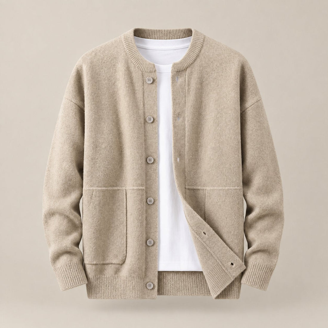 Men's Buttoned Cardigan