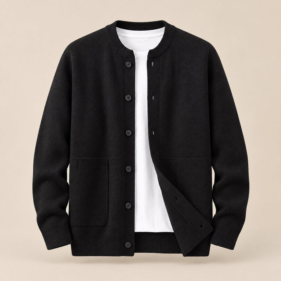 Men's Buttoned Cardigan