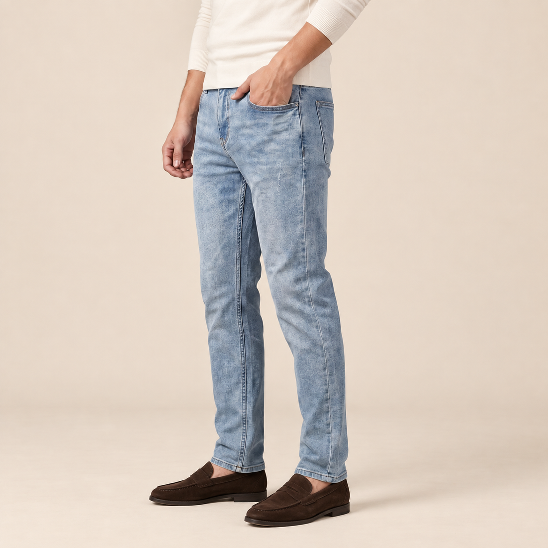 Men's Casual Straight Jeans