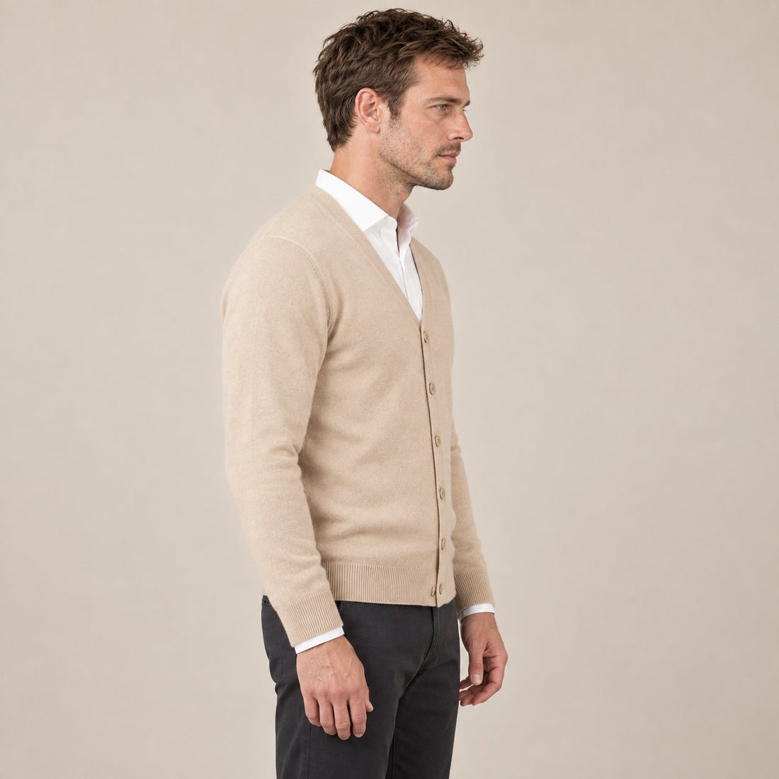 Men's Casual V-Neck Cardigan