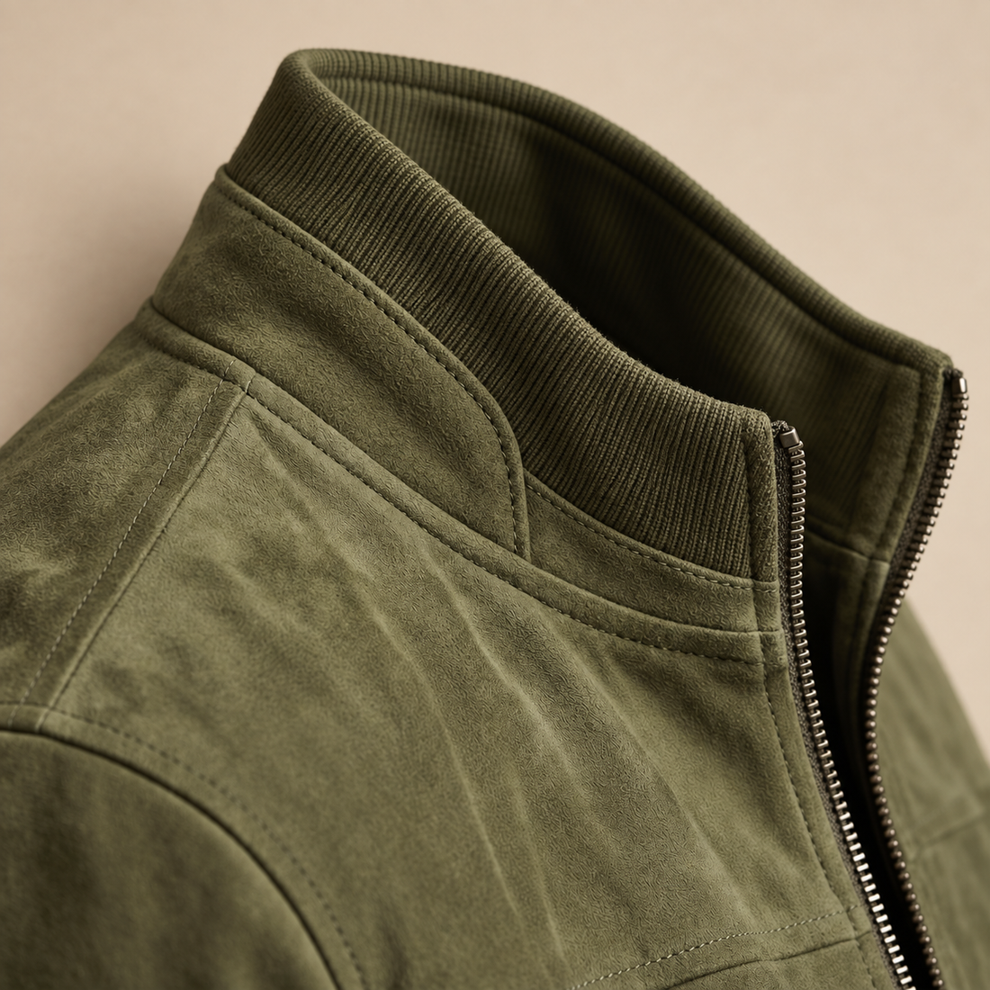 Men's Casual Velvet Bomber Jacket