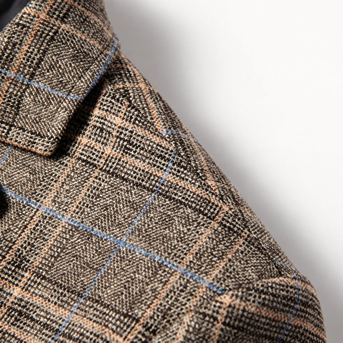 Men's Checked Blazer Jacket