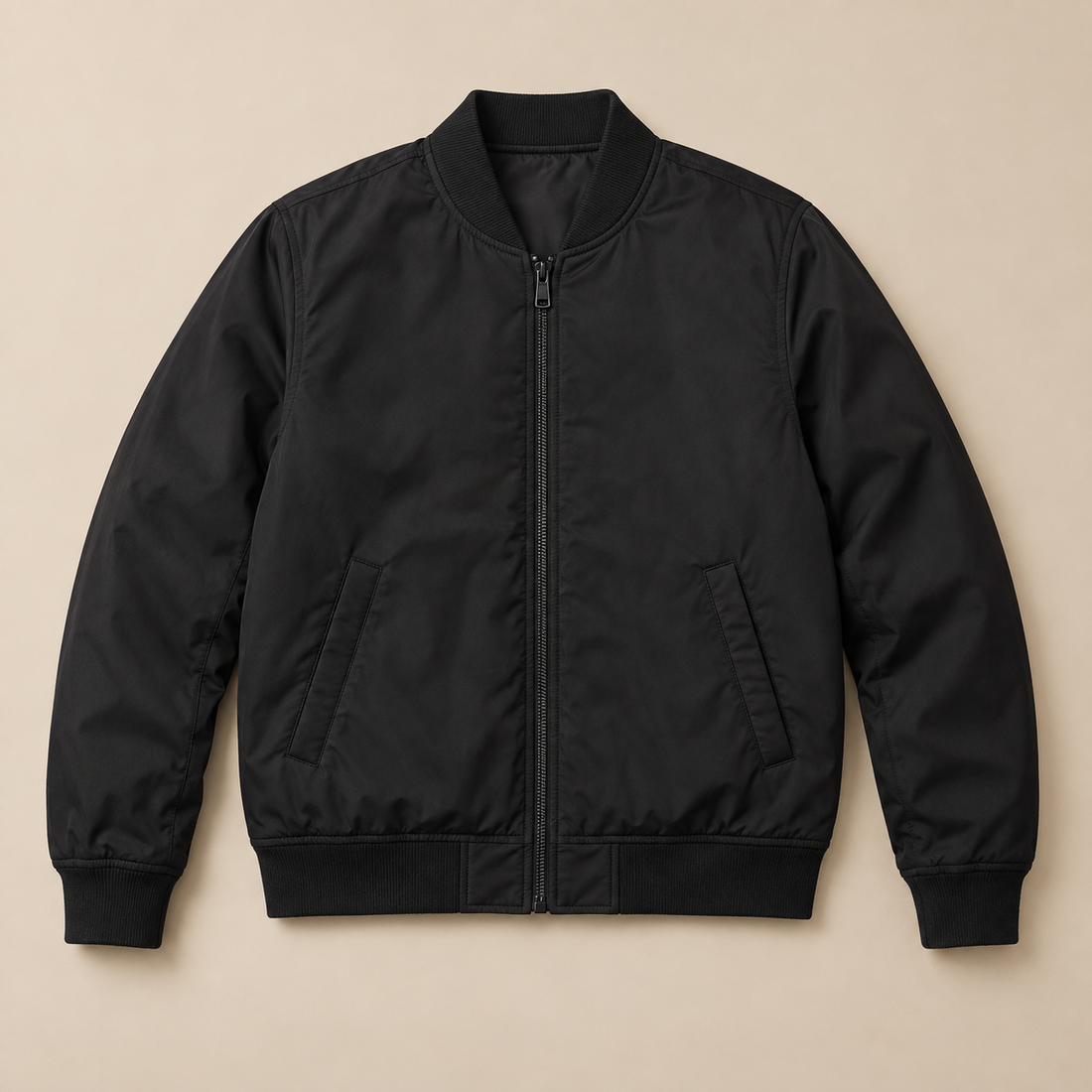 Men's Classic Minimalist Bomber Jacket