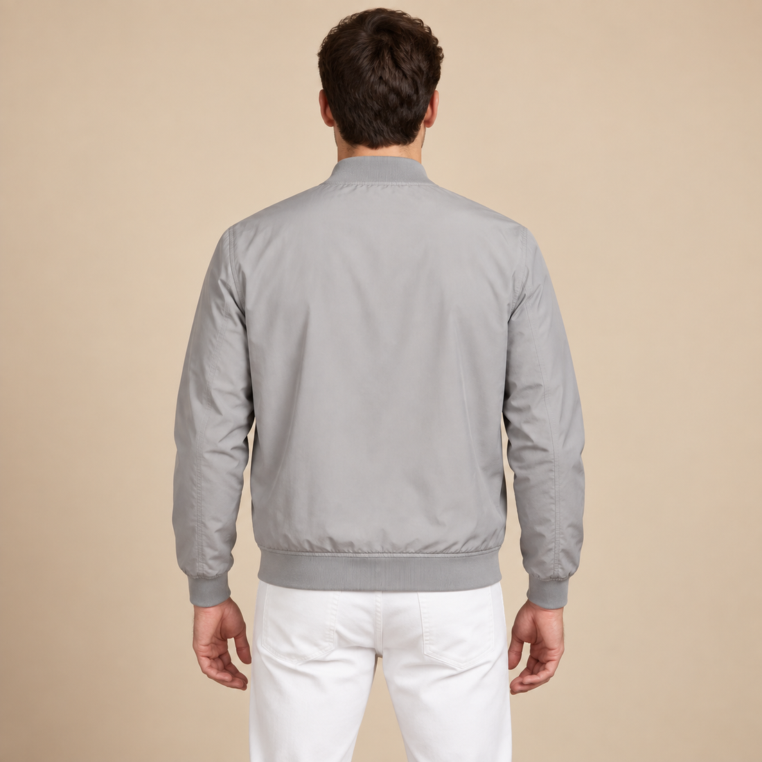 Men's Classic Minimalist Bomber Jacket