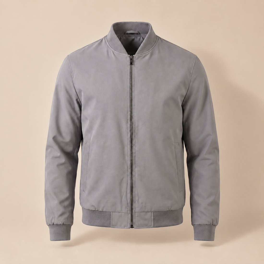 Men's Classic Minimalist Bomber Jacket