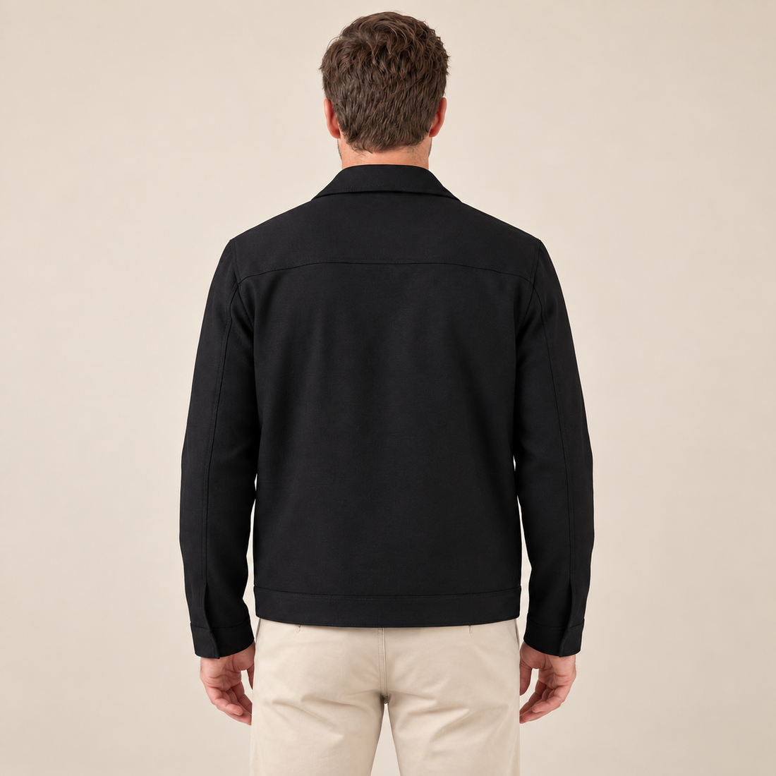 Men's Classic Collar Mid-Season Jacket