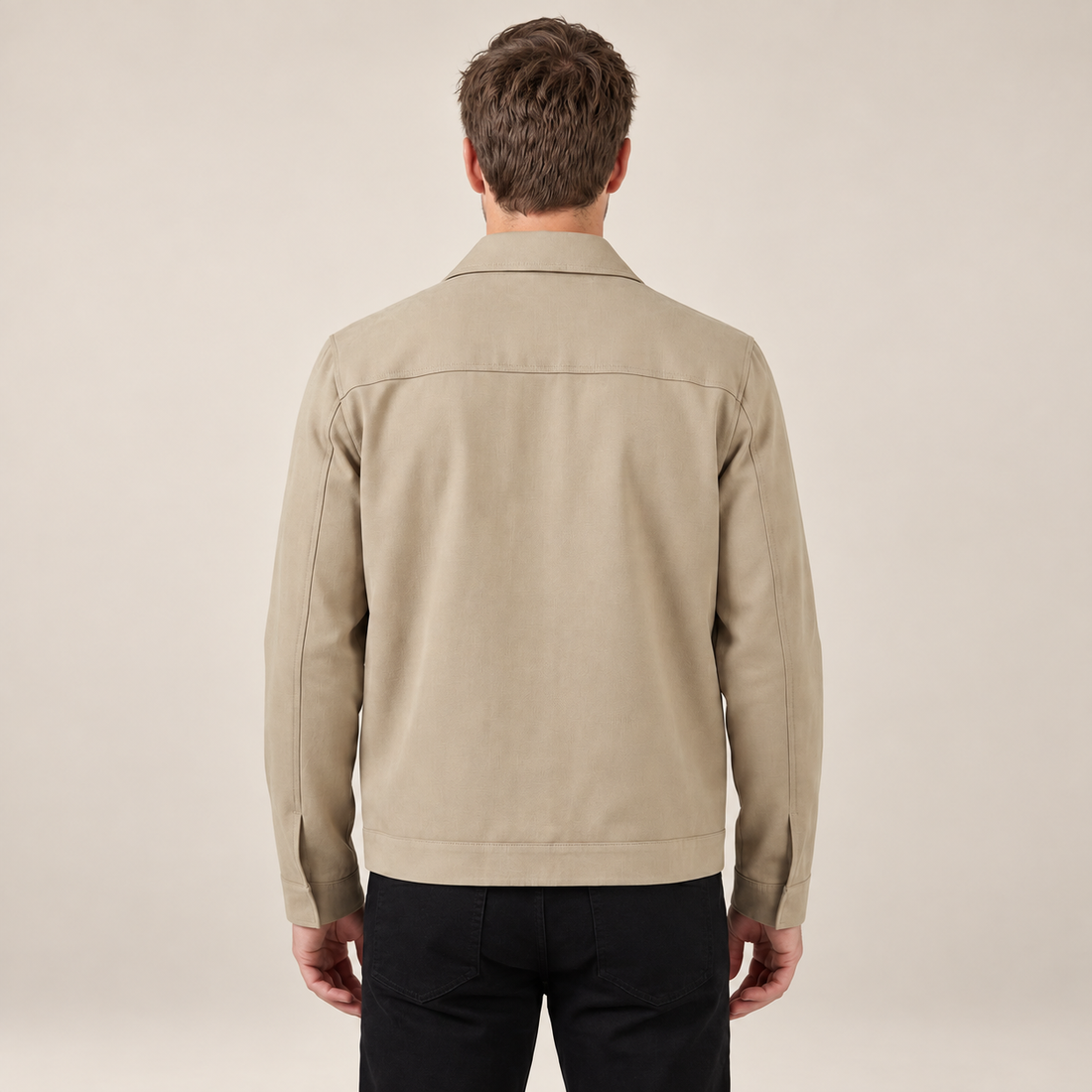 Men's Classic Collar Mid-Season Jacket