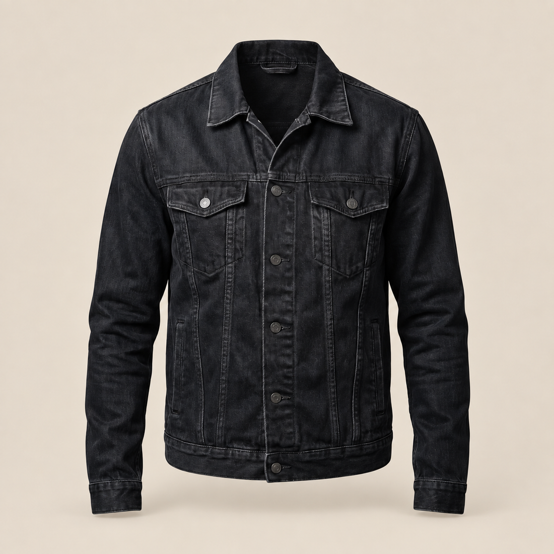Men's Classic Fit Denim Jacket for Everyday Wear