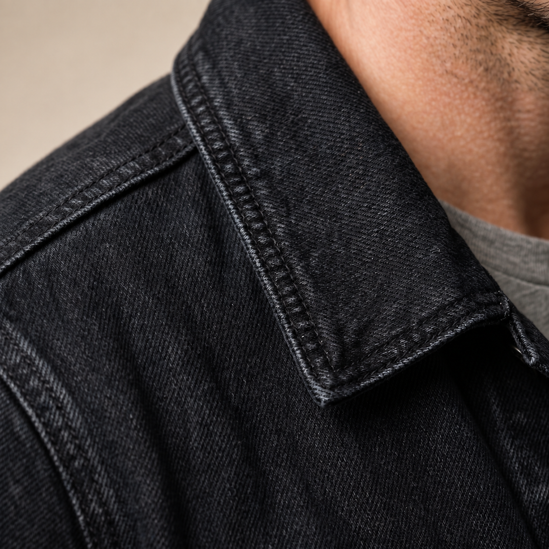 Men's Classic Fit Denim Jacket for Everyday Wear