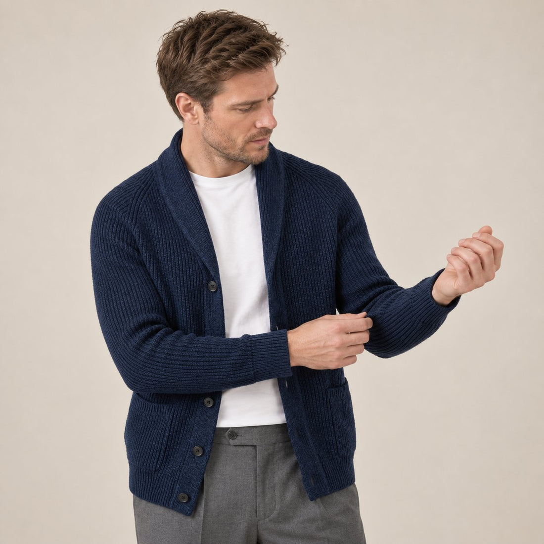 Men's Classic Knitted Cardigan