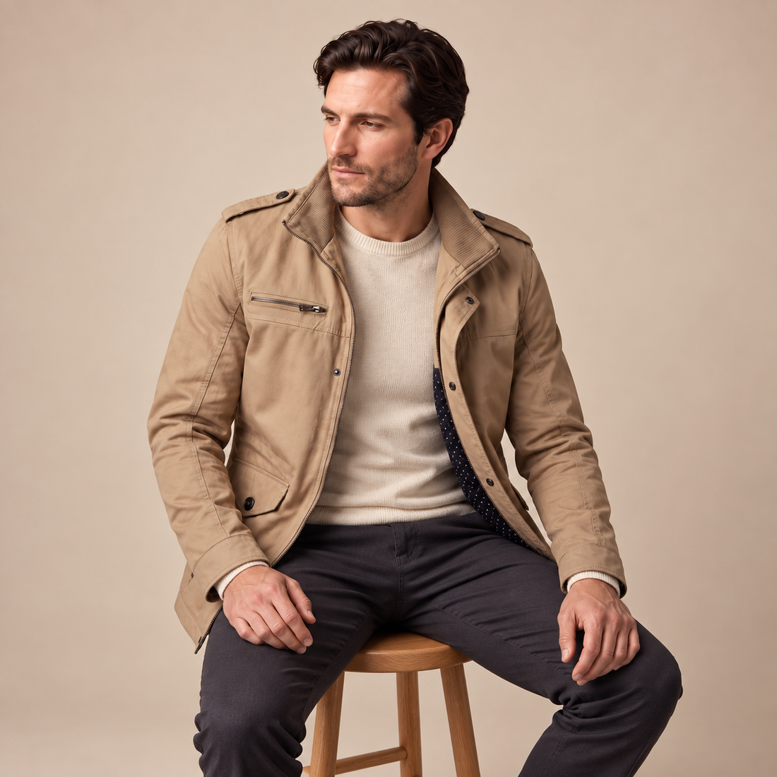 Men's Classic Padded Winter Jacket