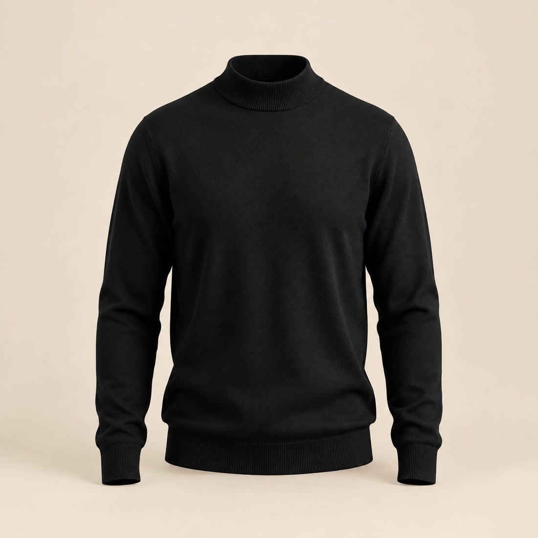 Men's Classic Wool Turtleneck Sweater