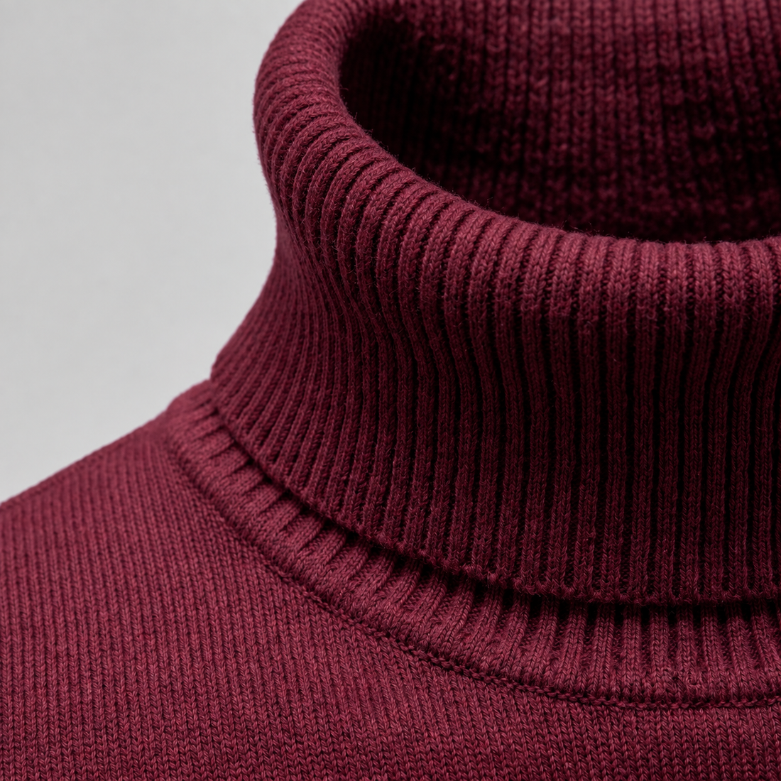 Men's Slim Fit Viscose Turtleneck Sweater