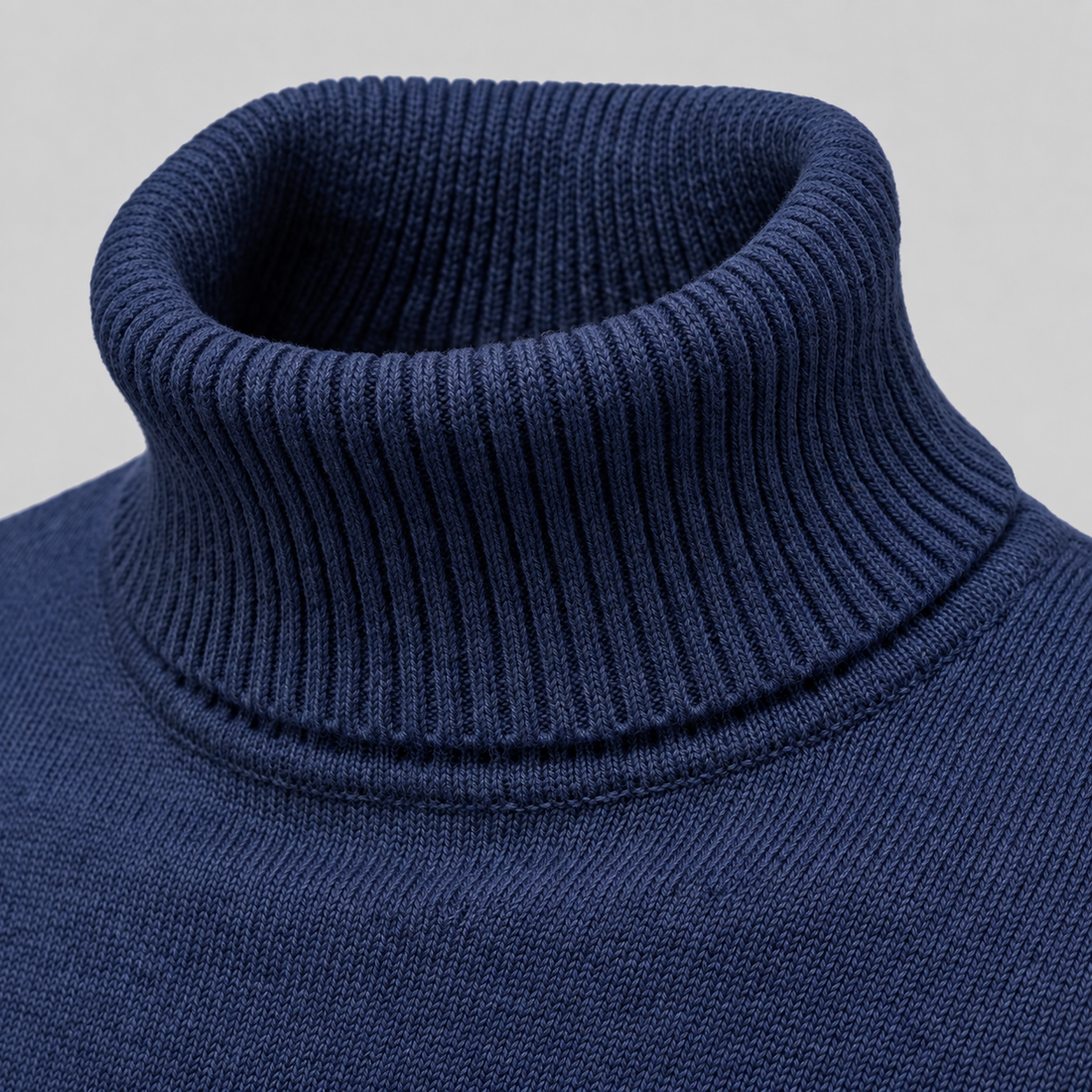Men's Slim Fit Viscose Turtleneck Sweater
