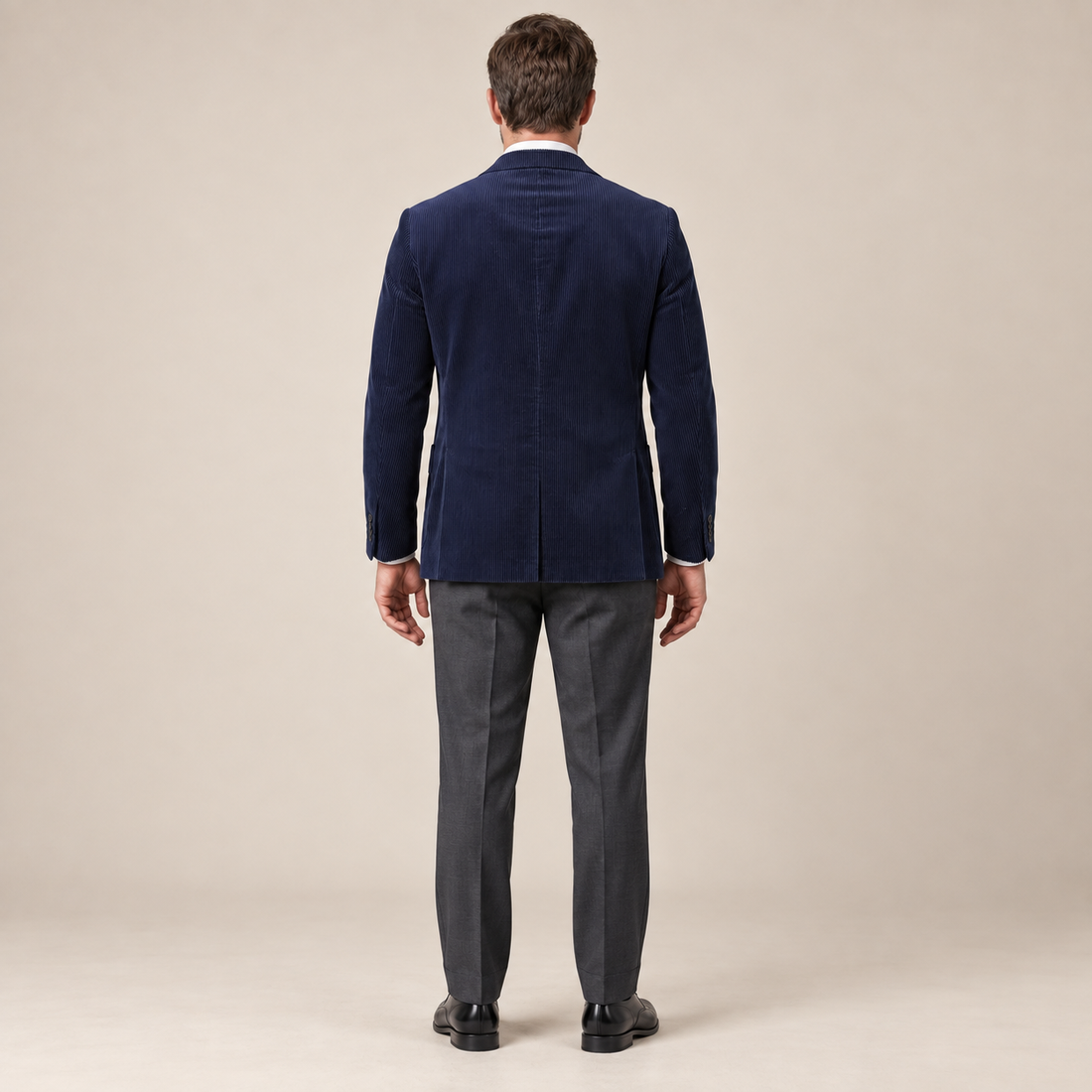 Men's Corduroy Blazer Jacket with Matching Vest