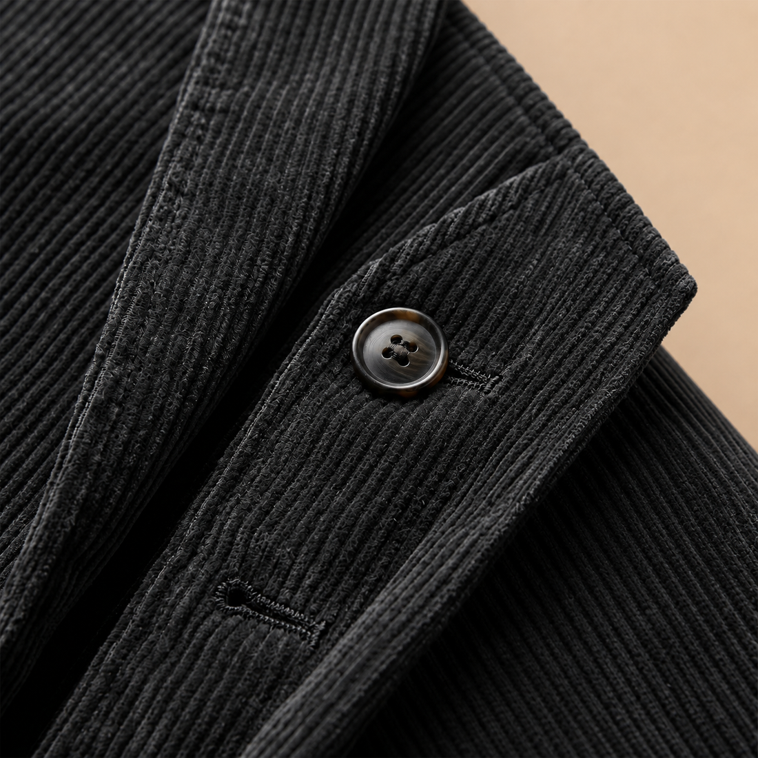 Men's Corduroy Blazer Jacket with Matching Vest