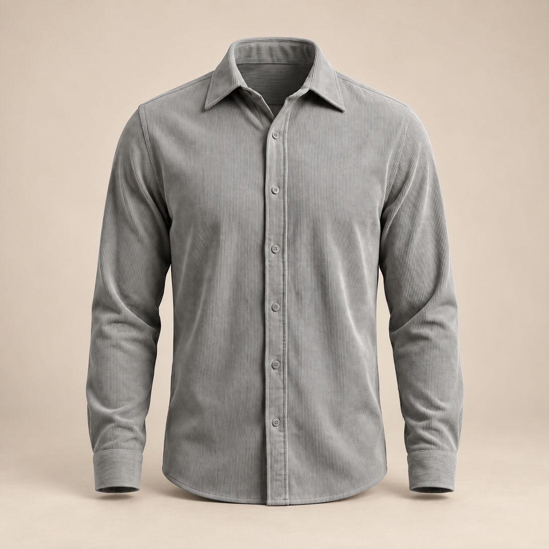 Men's Corduroy Long Sleeve Casual Shirt