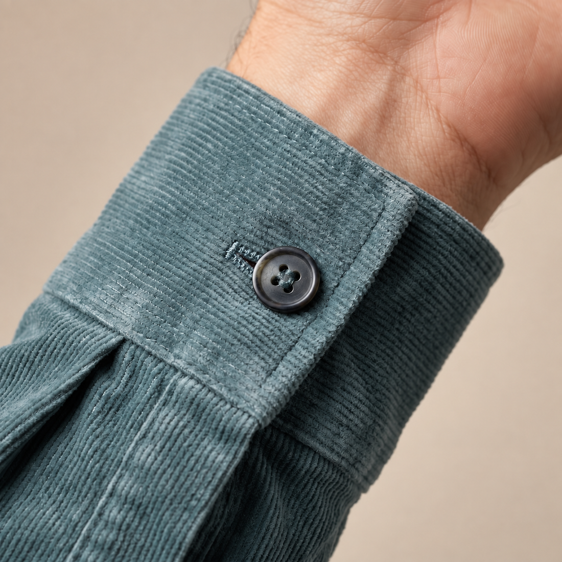 Men's Corduroy Long Sleeve Casual Shirt