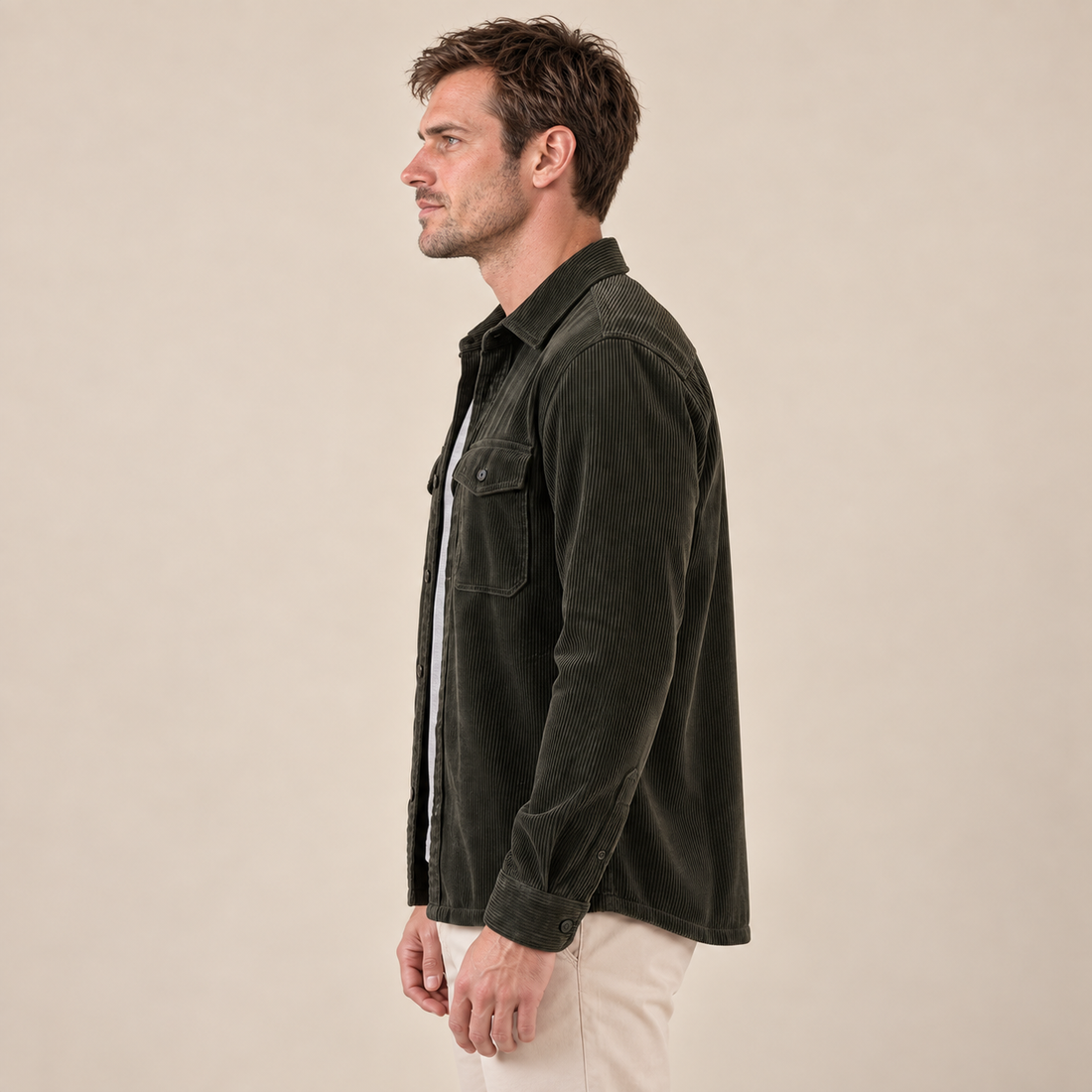 Men's Corduroy Overshirt