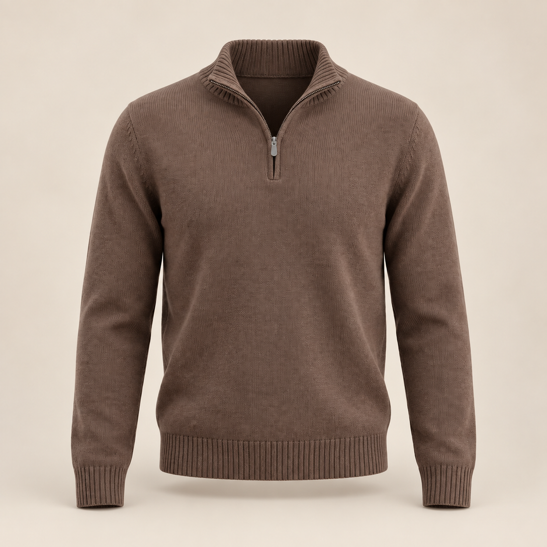 Men's Cotton Half-Zip Sweater