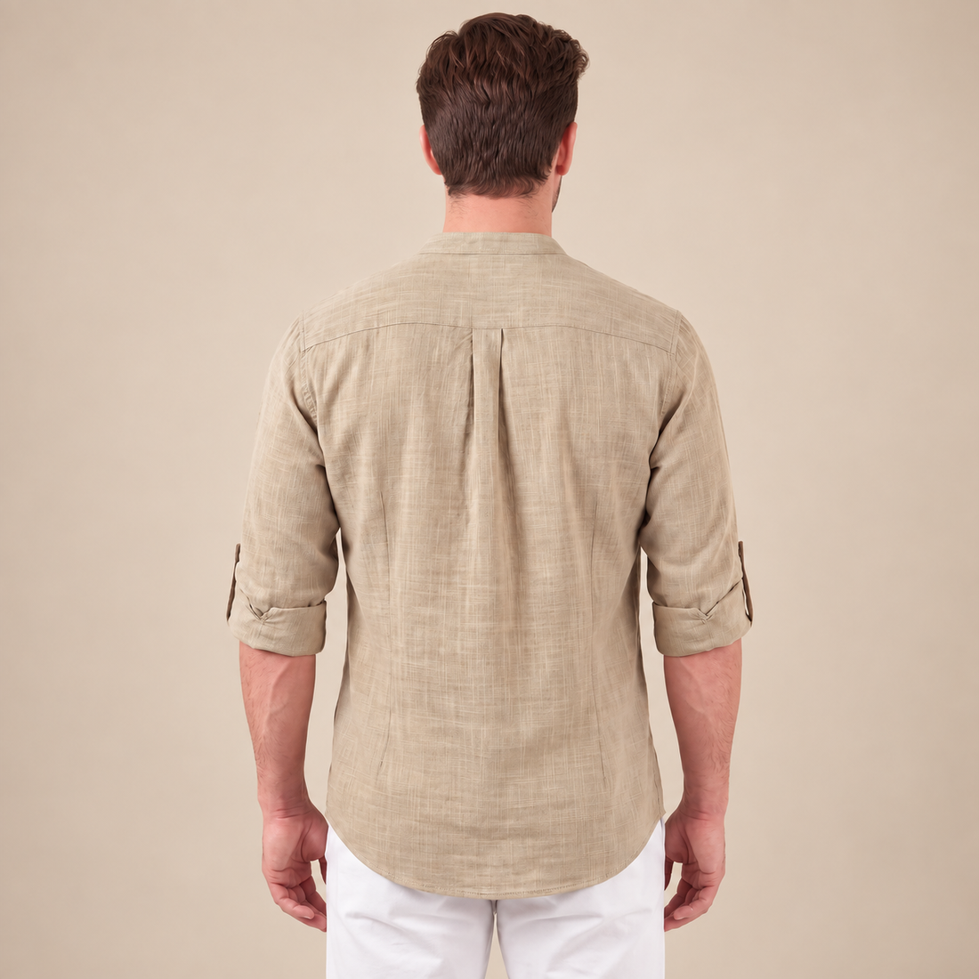 Men's Cotton Popover Henley Shirt
