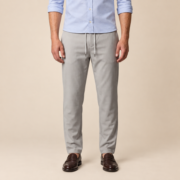 Men's Drawstring Tailored Trousers