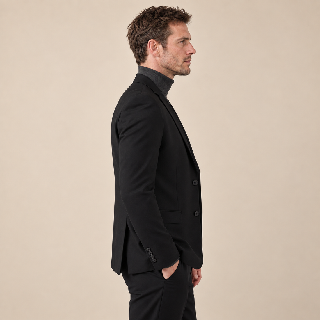 Men's Elegant Blazer Jacket for Business and Formal Wear