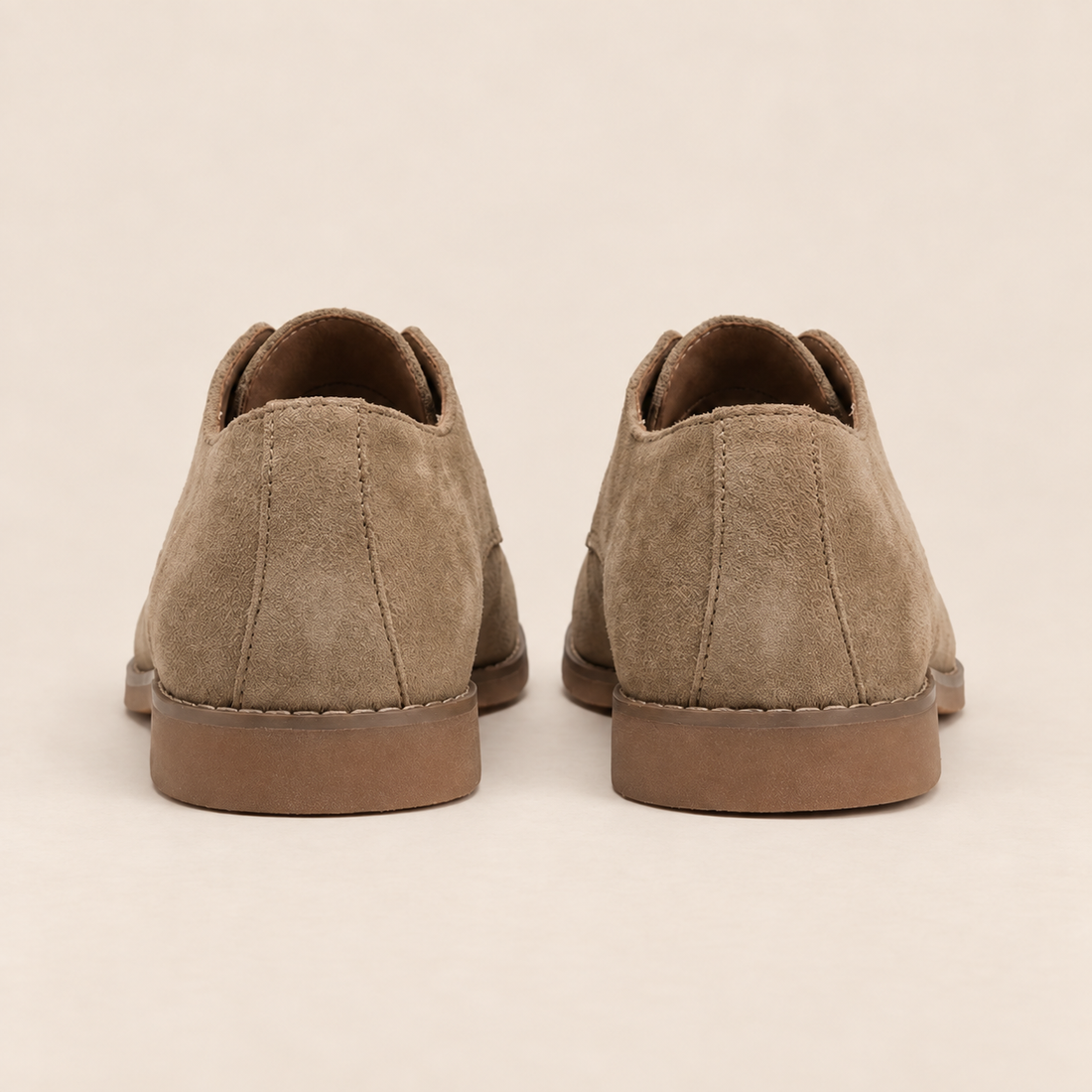 Men's Suede Lace-Up Derby Shoes