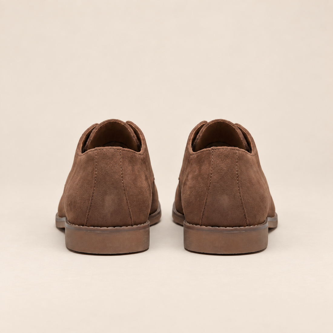 Men's Suede Lace-Up Derby Shoes