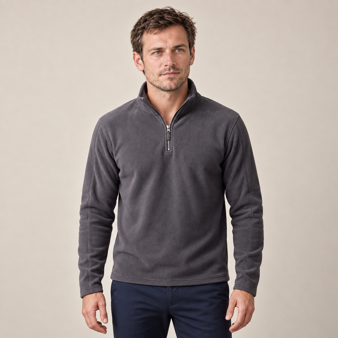 Men's Fleece Quarter-Zip Pullover