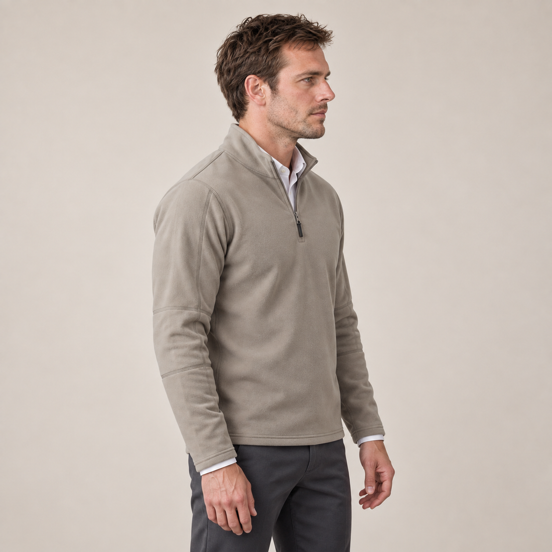 Men's Fleece Quarter-Zip Pullover