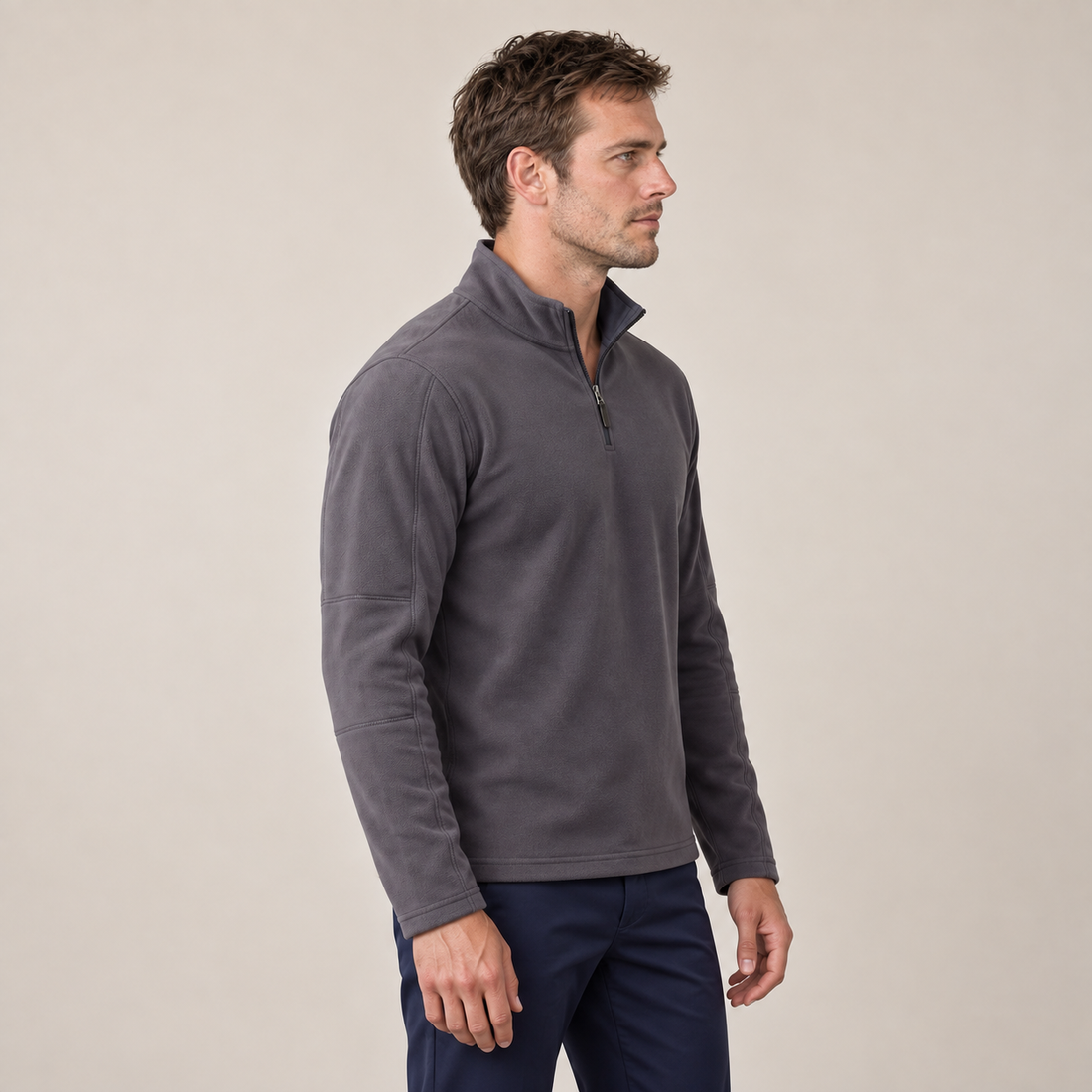 Men's Fleece Quarter-Zip Pullover