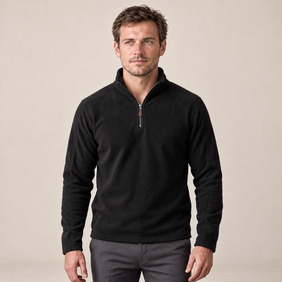 Men's Fleece Quarter-Zip Pullover