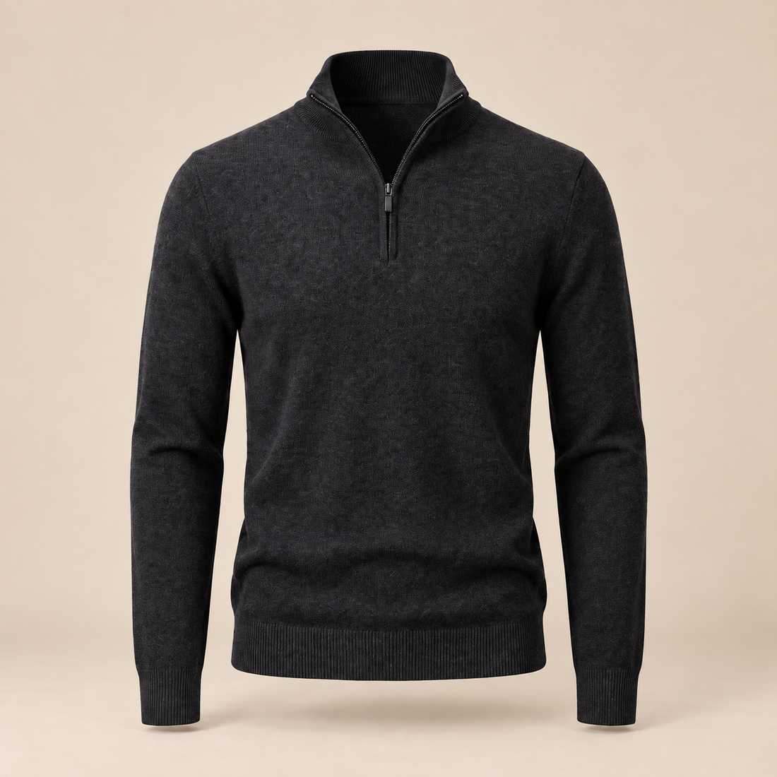 Men's Half-Zip Knit Sweater