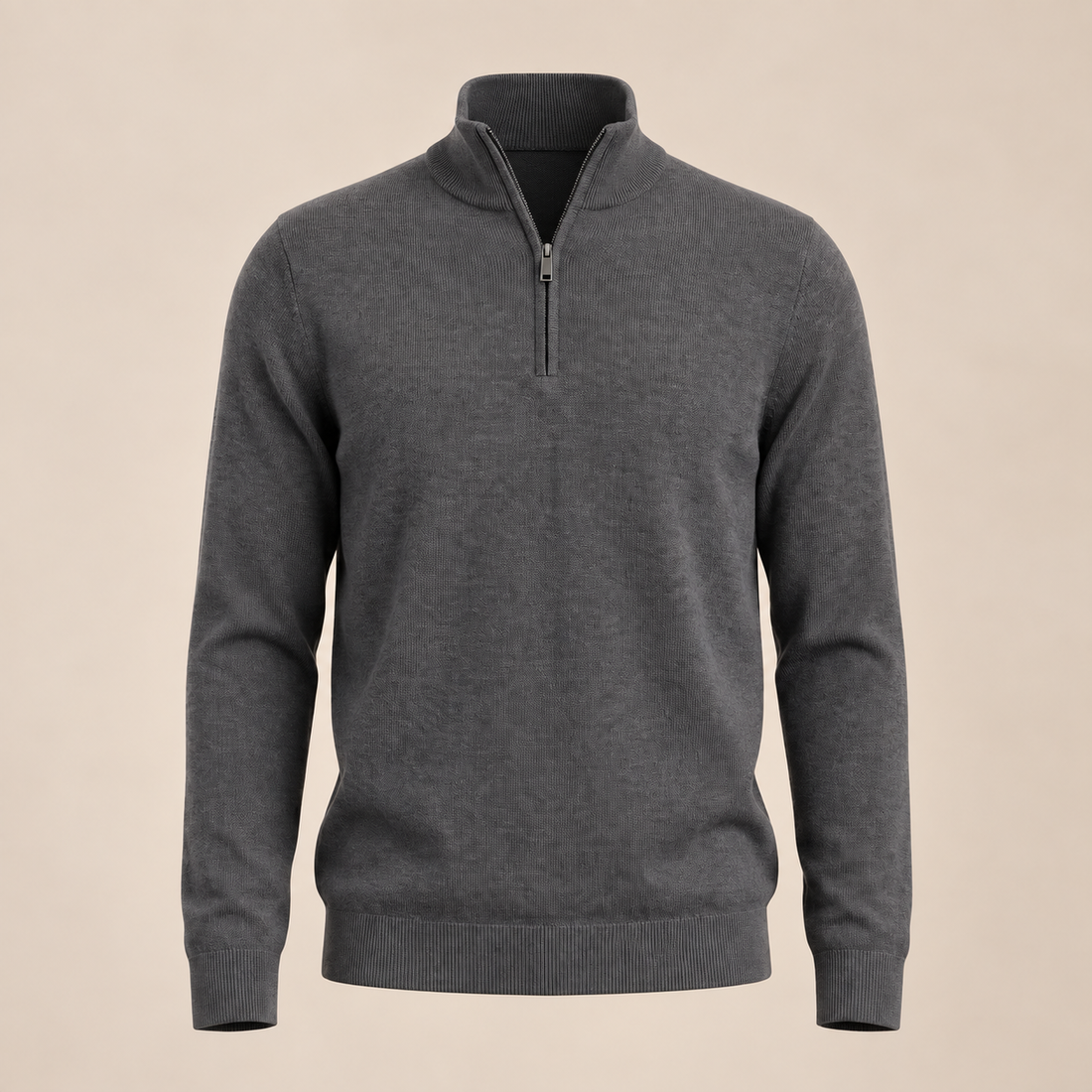 Men's Half-Zip Knit Sweater