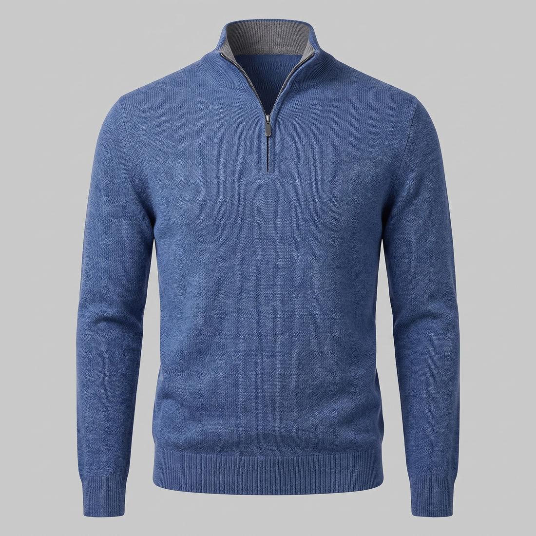 Men's Half-Zip Knit Sweater