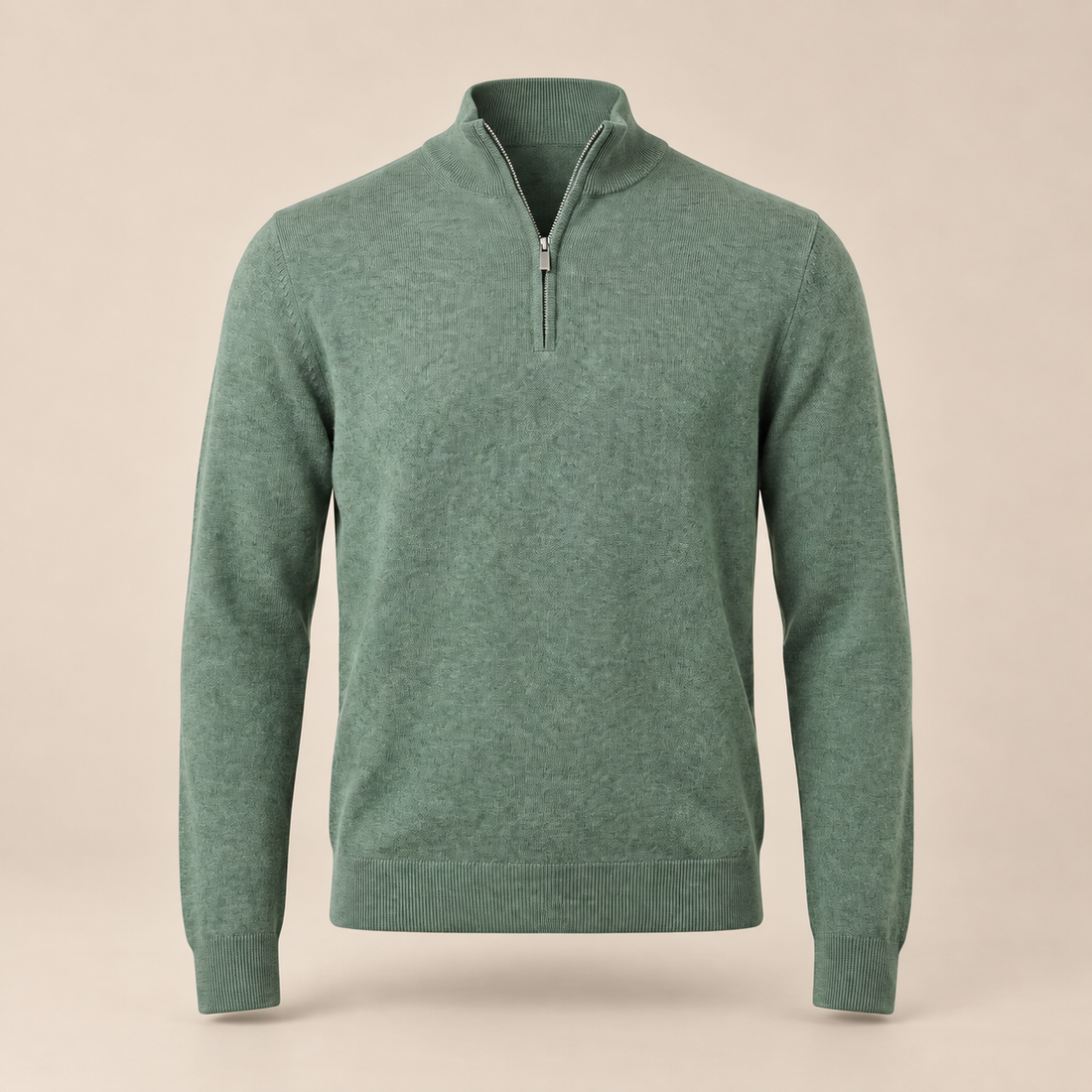 Men's Half-Zip Knit Sweater