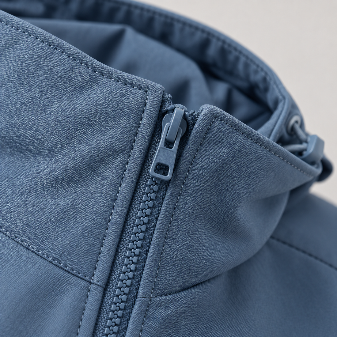 Men's Softshell Jacket with Drawstring Hood