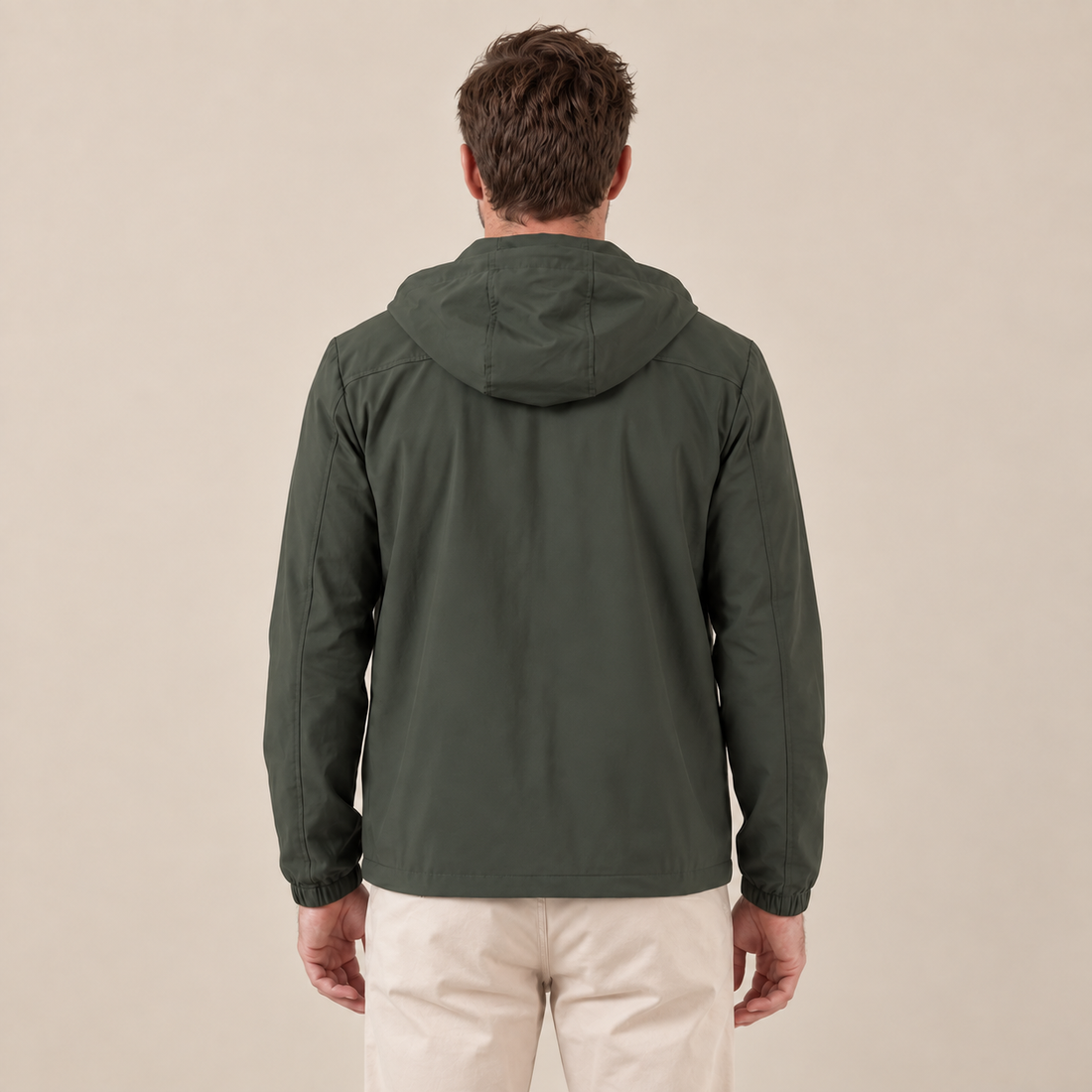 Men's Softshell Jacket with Drawstring Hood